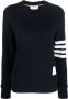Thom Browne Sweater met 4 strepen Blauw - Thumbnail 1