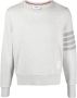 Thom Browne Sweater met 4 strepen Grijs - Thumbnail 1