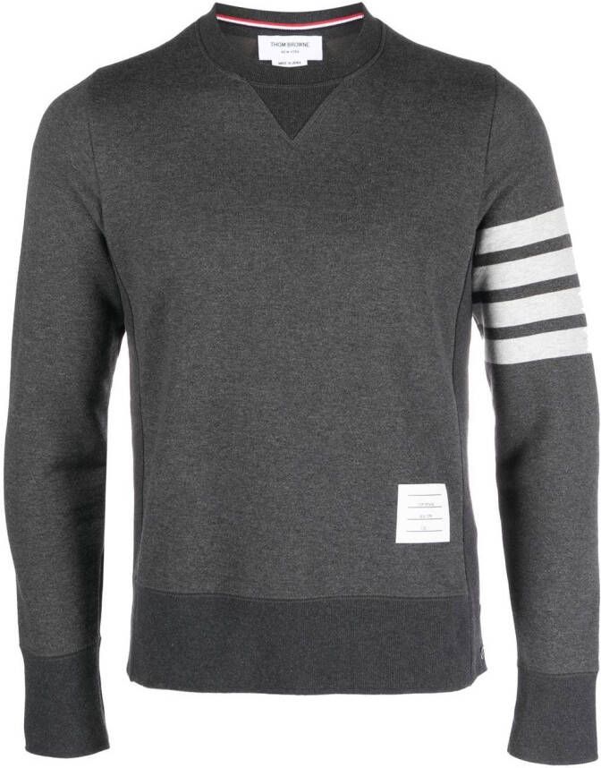 Thom Browne Sweater met logopatch Grijs