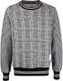 Thom Browne Sweater met pied-de-poule print Zwart - Thumbnail 1