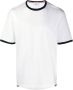 Thom Browne T-shirt met contrasterende afwerking Wit - Thumbnail 1