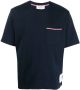 Thom Browne T-shirt met korte mouwen Blauw - Thumbnail 1