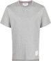 Thom Browne T-shirt met logopatch Grijs - Thumbnail 1