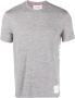 Thom Browne T-shirt met logopatch Grijs - Thumbnail 1