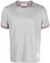 Thom Browne T-shirt met logopatch Grijs - Thumbnail 1