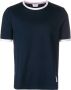 Thom Browne T-shirt met print Blauw - Thumbnail 1