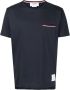 Thom Browne T-shirt met zak Blauw - Thumbnail 1