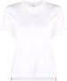 Thom Browne T-shirt met zijsplitten Wit - Thumbnail 1