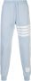 Thom Browne Trainingsbroek met detail Blauw - Thumbnail 1