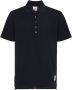 Thom Browne Tricolour Stripe Polo Shirt Blauw - Thumbnail 1
