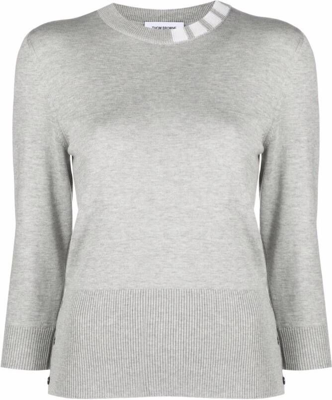 Thom Browne Trui met ronde hals Grijs