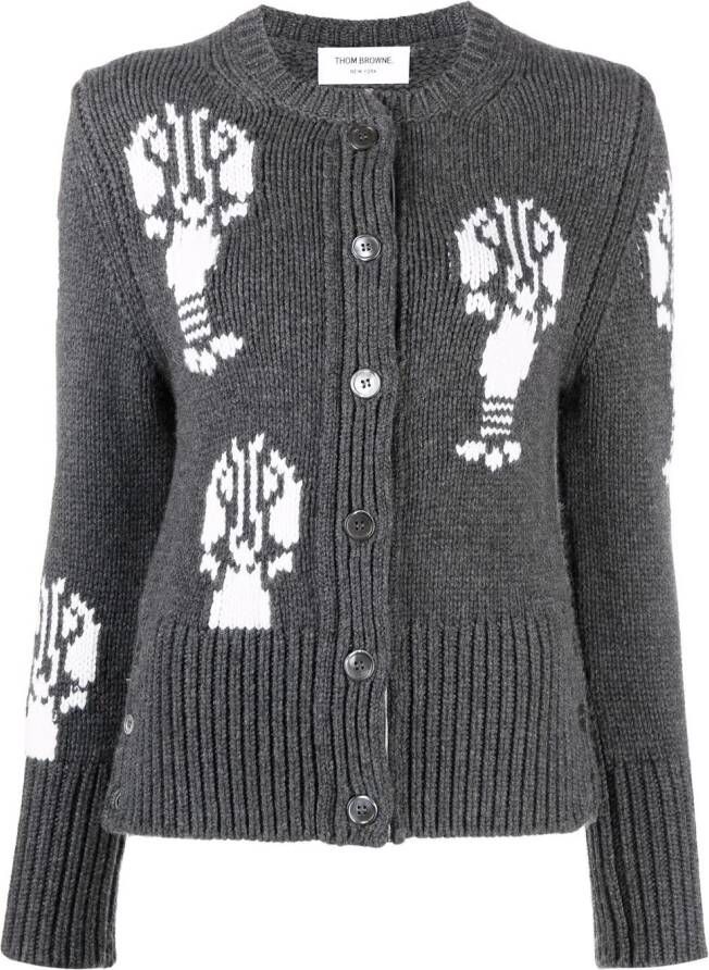 Thom Browne Trui met ronde hals Grijs