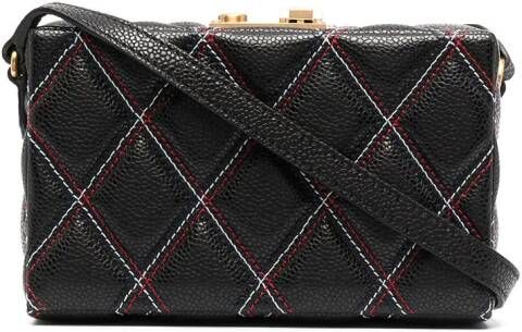Thom Browne Trunk gewatteerde schoudertas Zwart