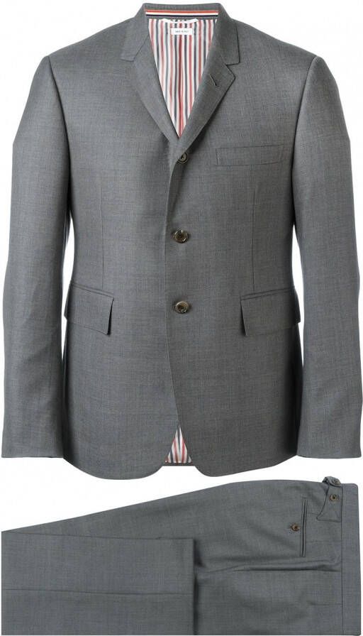 Thom Browne Twill maatpak Grijs