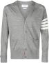 Thom Browne Vest met V-hals Grijs - Thumbnail 1