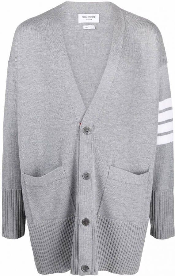 Thom Browne Vest met V-hals Grijs