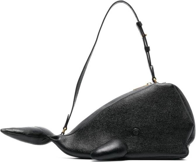Thom Browne Whale 3D shopper Zwart