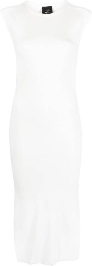 Thom Krom Midi-jurk met open rug Wit