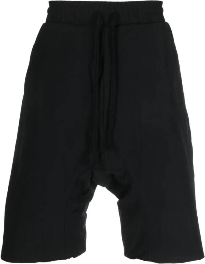 Thom Krom Shorts met elastische taille Zwart