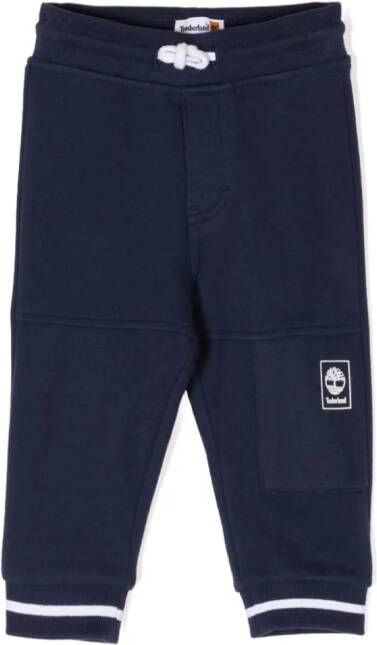 Timberland Kids Trainingsbroek met logoprint Blauw