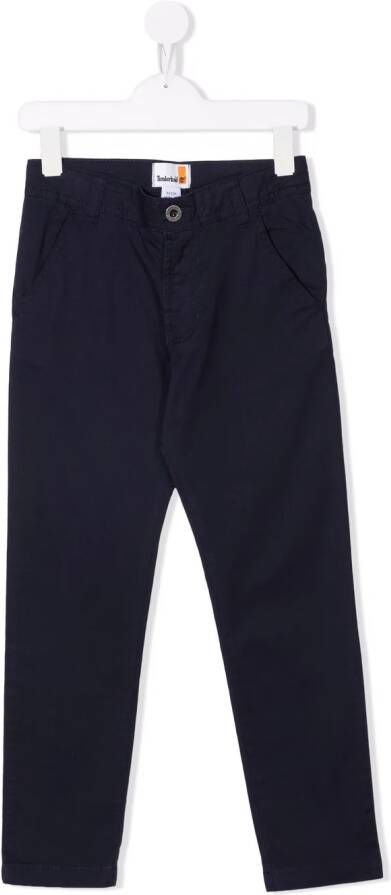 Timberland Kids Slim-fit broek Blauw