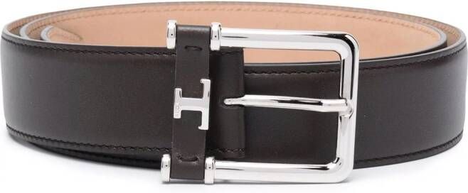 Tod's Gespriem met logoprint Bruin