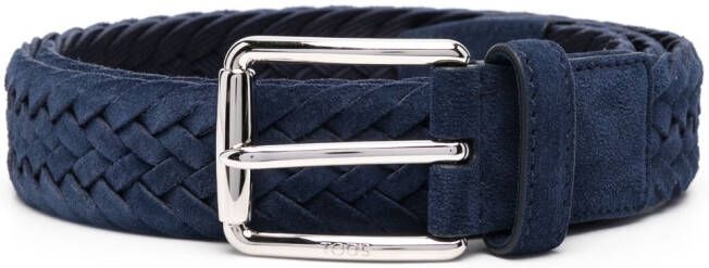 Tod's Gevlochten riem Blauw