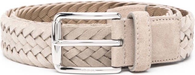 Tod's Gevlochten riem Grijs