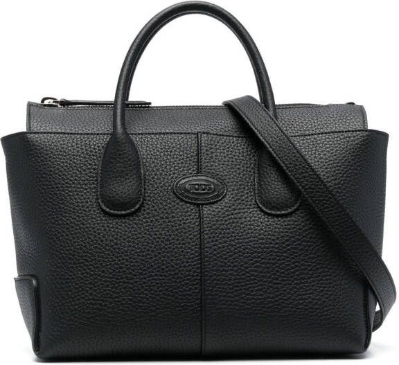Tod's Leren shopper Zwart