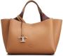 Tod's Schoudertas met logoprint Bruin - Thumbnail 1