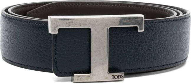 Tod's Riem met logoplakkaat Blauw
