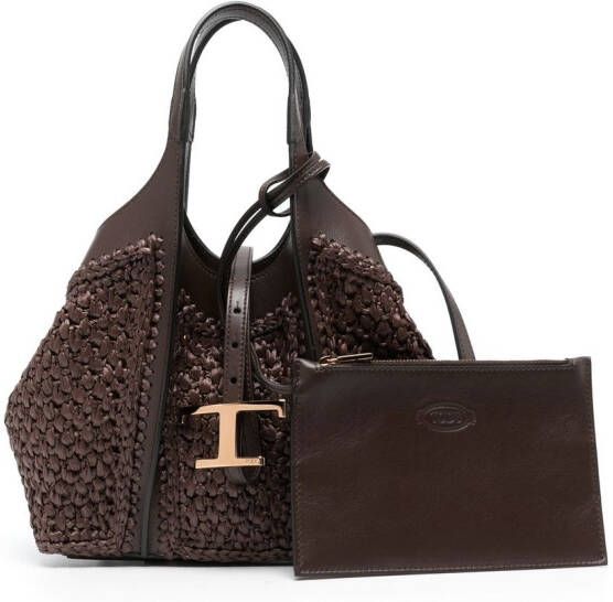 Tod's T Timeless shopper Bruin