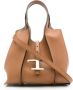 Tod's Timeless shopper met logoplakkaat Bruin - Thumbnail 1