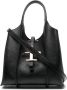 Tod's Timeless shopper met logoplakkaat Zwart - Thumbnail 1