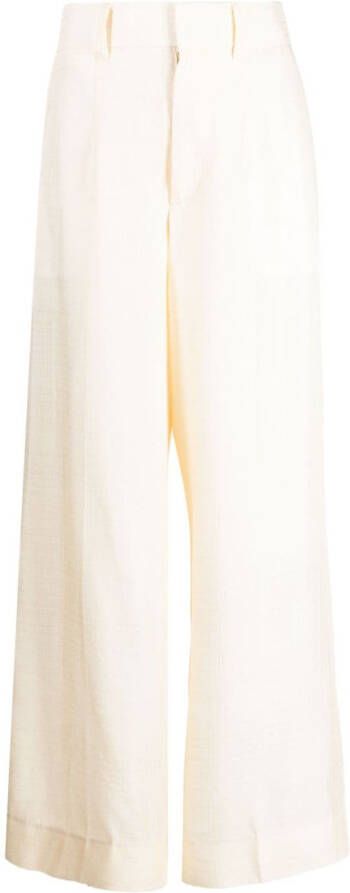 Toga Flared broek Wit