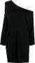 TOM FORD Asymmetrische midi-jurk Zwart - Thumbnail 1