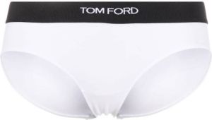 TOM FORD Bikinislip met logo taille Wit