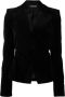 TOM FORD Blazer met puntige revers Zwart - Thumbnail 1