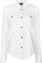 TOM FORD Blouse met logo-reliëf Wit - Thumbnail 1