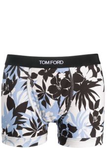 TOM FORD Boxershorts met bloemenprint Blauw
