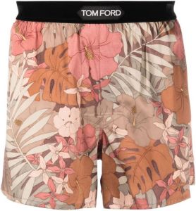 TOM FORD Boxershorts met bloemenprint Roze