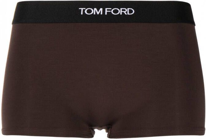 TOM FORD Boxershorts met logo Bruin