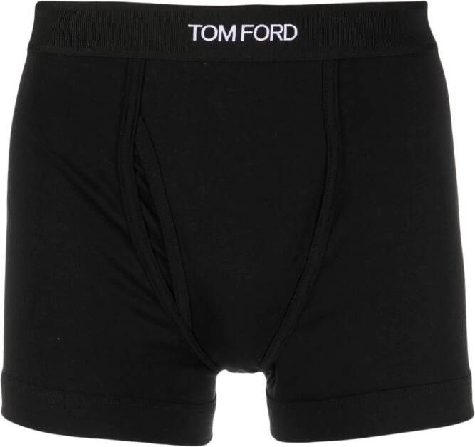TOM FORD Boxershorts met logo tailleband van stretch-katoen Zwart