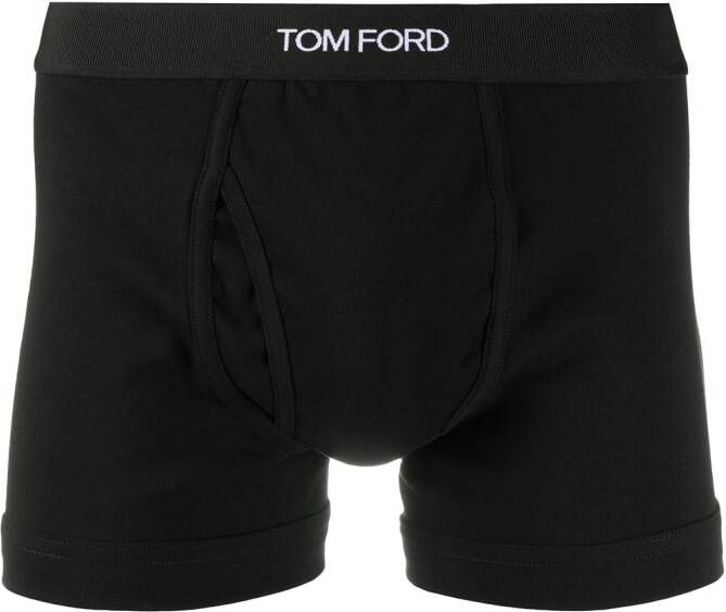 TOM FORD Boxershorts met logo tailleband Zwart