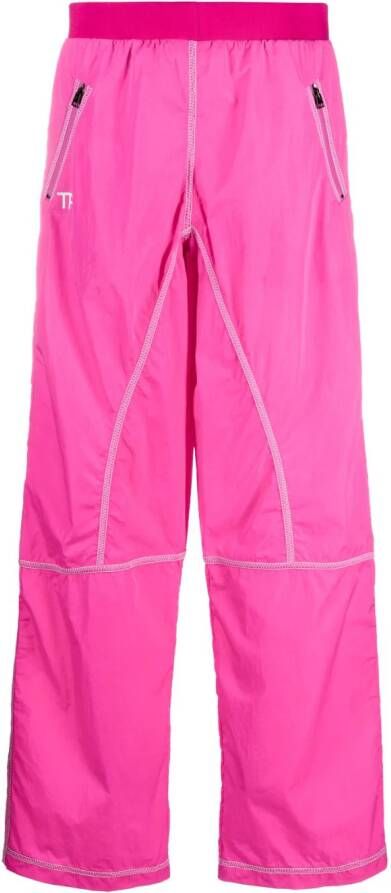 TOM FORD Broek met wijde pijpen Roze