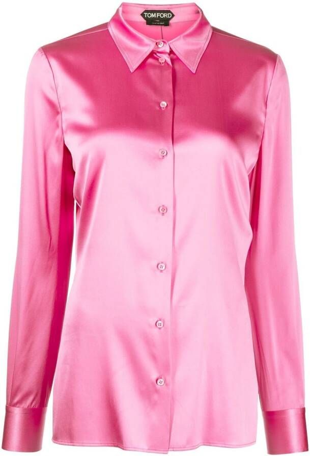 TOM FORD Button-down blouse Roze