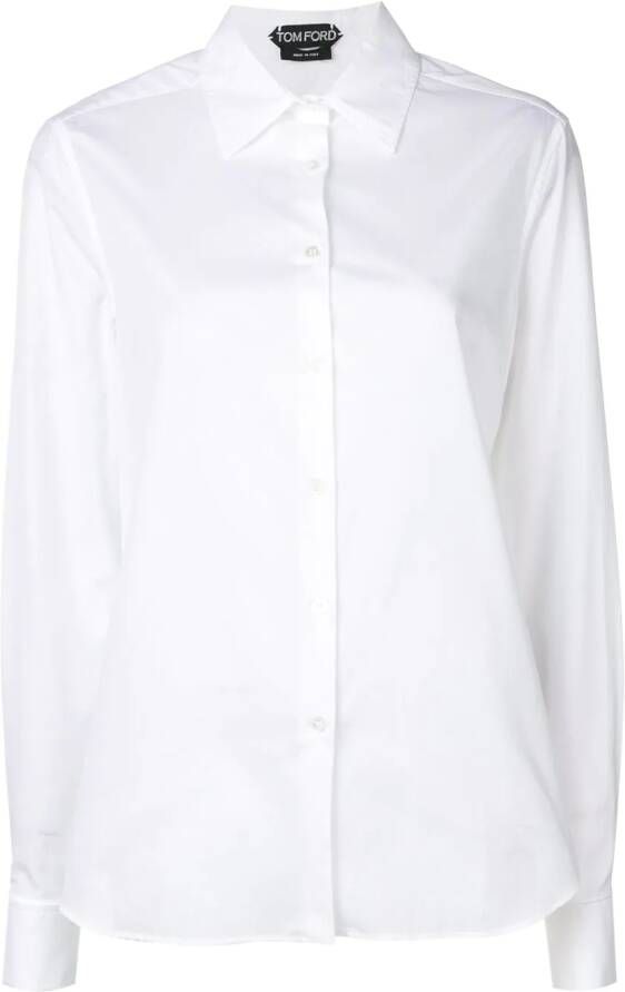 TOM FORD classic shirt Wit