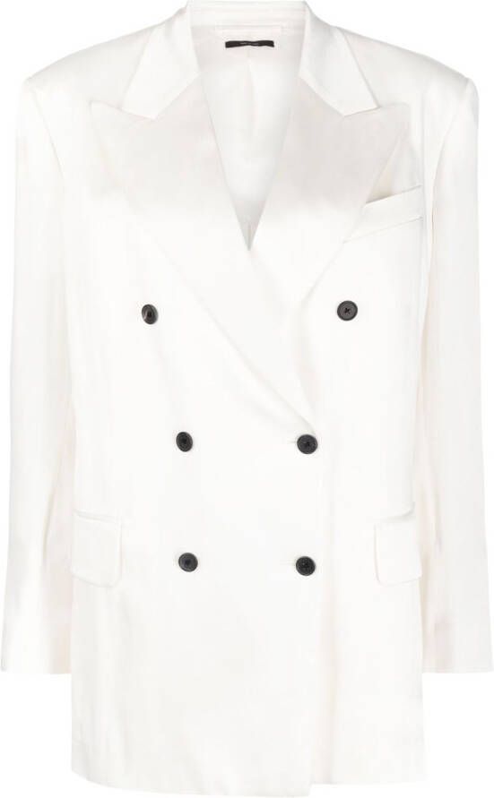 TOM FORD Colbert met dubbele rij knopen Wit
