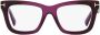 TOM FORD Eyewear Blue Block bril met doorzichtig montuur Paars - Thumbnail 1