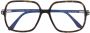 TOM FORD Eyewear Bril met schildpadschild design Bruin - Thumbnail 1